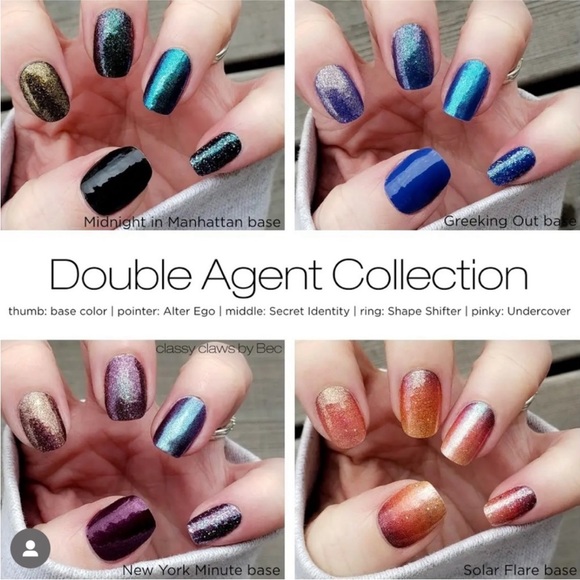 *Retired* Color Street: Alter Ego | Pink Shimmer Overlay Bronze Gold Layer - Picture 10 of 15